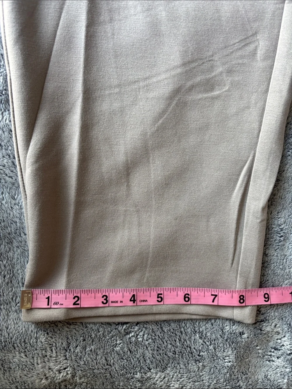 90 DEGREE BY REFLEX Boss Straight Leg
Scuba Knit Pants in Rock Ridge Size L NWT - Picture 7 of 7